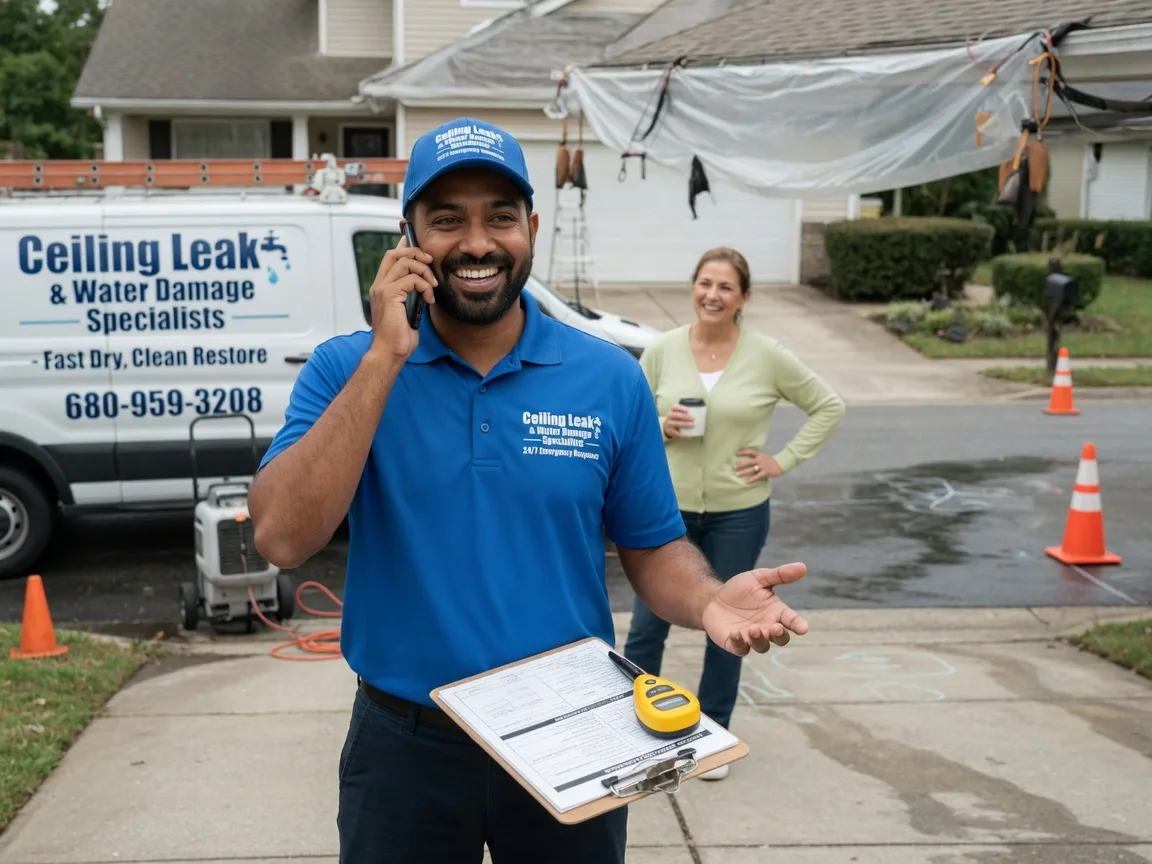 Ceiling Leak Cleanup Muncie, IN FAQs